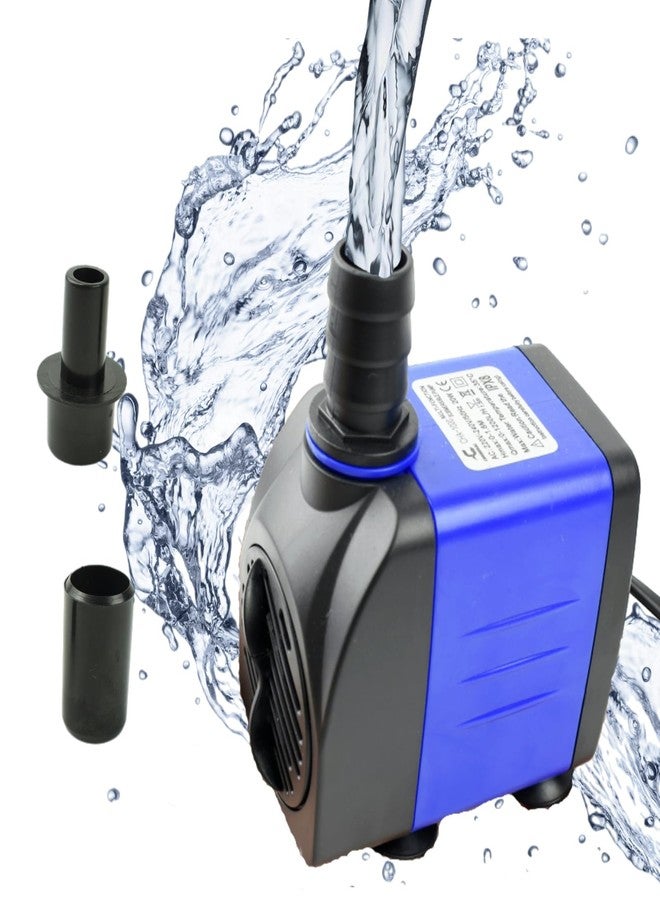 Conquerall CHA-1500 390GPH 1500L/H AC 110V Submersible Pump 25W Ultra Quiet Silent Pump 6.56 ft High Head for Large Fish Tanks, Ponds, Aquariums, Waterfalls, Outdoor Fountains, and Pet Water Fountains - Image 1